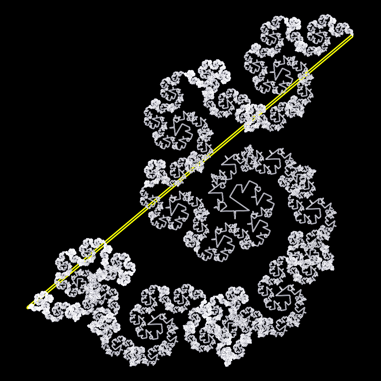 tree transformation to cracy fractal